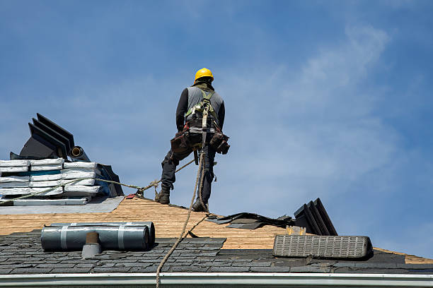 Professional Roofing technician working in Perkins, OK
